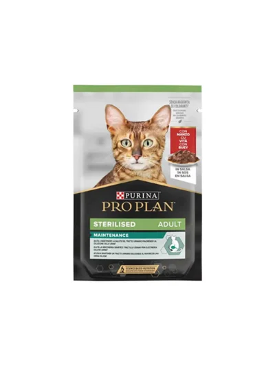Pro Plan Pouch Sterilised Biftekli Kısır Kedi Konservesi 85gr