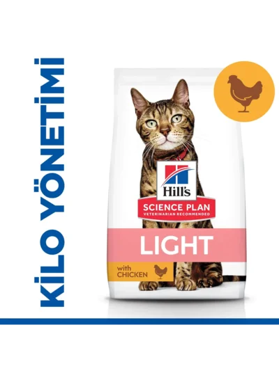 Hills Adult Light Tavuklu Yetişkin Kedi Maması 1,5 KG