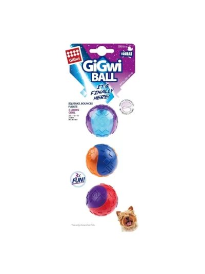 Gigwi 6409 Ball Sesli Sert Top Small 3'lü