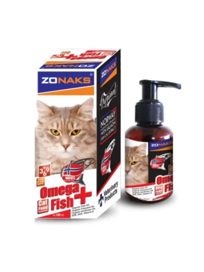 Zonaks Omega Kedi İçin Balık Yağı 100 Ml