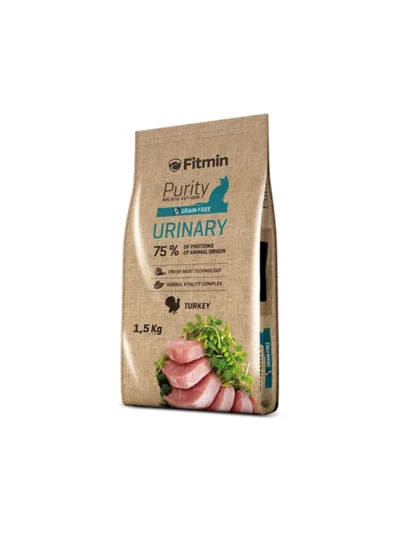 Fitmin Purity Urinary Taze Hindi Etli Yetişkin Kedi Maması 1,5 Kg