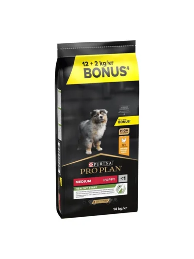 Pro Plan Medium Puppy Tavuklu Yavru Köpek Maması 12+2 KG