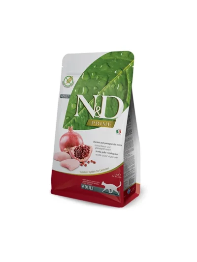 N&D Tahılsız Tavuk Nar Yetişkin Kedi Maması 5 Kg