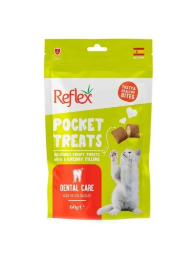 Reflex Pocket Treats Ağız ve Diş Sağlığı için Kedi Ödül Maması 60gr