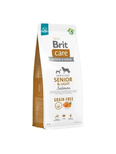 Brit Care Light Tahılsız Somonlu Patatesli Yaşlı Diet Köpek Maması 12 Kg