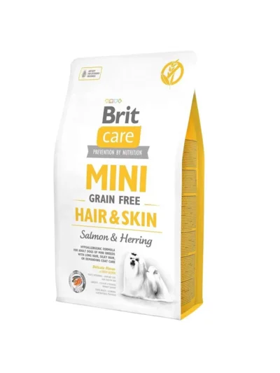 Brit Care Mini Hair Skin Somonlu Ve Ringa Balıklı Tahılsız Köpek Maması 7 Kg