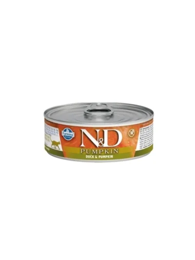 N&D Pumpkin Balkabaklı Ördekli Tahılsız Yetişkin Kedi Konservesi 70gr