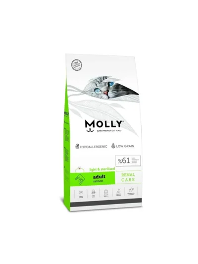 Molly Light Sterilised Somonlu Kısırlaştırılmış Kedi Maması 2 kg