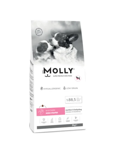 Molly Tavuklu Ve Yaban Mersinli Mini Starter Yavru Köpek Maması 2 KG