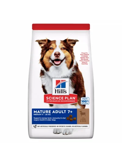 Hills Mature Adult Lamb 7+ Kuzu Etli Yaşlı Köpek Maması 2,5 KG