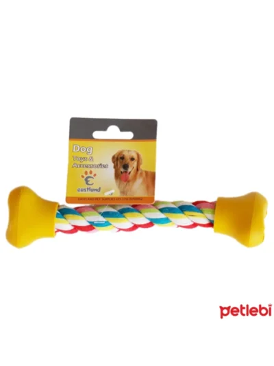 Eastland Kemik Şekline Stres İpi Köpek Oyuncağı 15cm