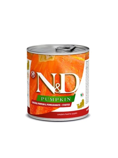 N&D Pumpkin Tavuklu ve Narlı Tahılsız Starter Yavru Köpek Konservesi 285 Gr