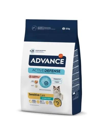 Advance Kısırlaştırılmış Somonlu Kedi Maması 10Kg (223-962821)