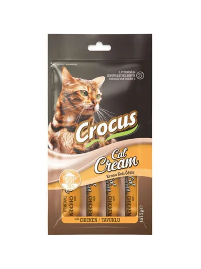 Crocus Tavuklu Kedi Kreması 4x15