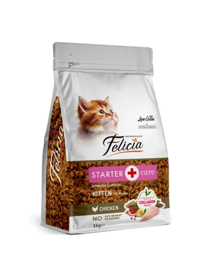 Felicia Kolajenli Tavuklu Az Tahıllı Yavru Kedi Maması HypoAllergenic Kedi Maması 1Kg