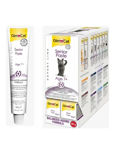 GimCat Senior Paste Age 7+ Yaşlı Kedi Macunu 50Gr