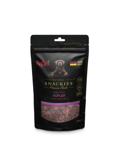 Reflex Kuzu Etli Küp Şeklinde Köpek Ödül Maması 80 GR