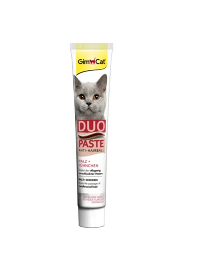 GimCat Duo Anti-Hairball Tüy Sağlığı için Tavuklu Kedi Macunu 50 Gr