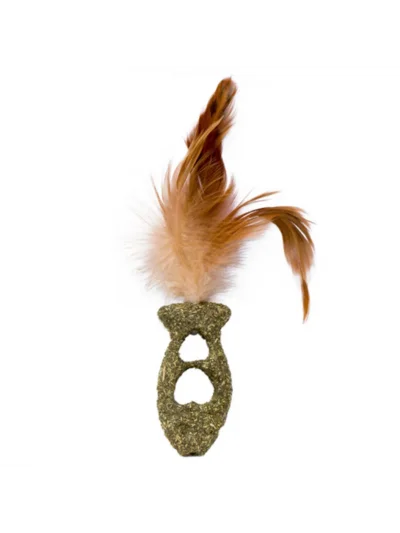 Eastland Catnipli Tüylü Balık Kedi Oyuncağı 6.5x3.5cm