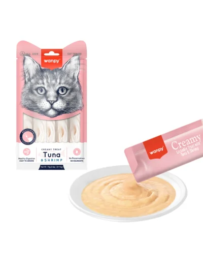 Wanpy Ton Balığı&Karides Sıvı Kedi Ödülü 5x14 gr ( RA-050 )