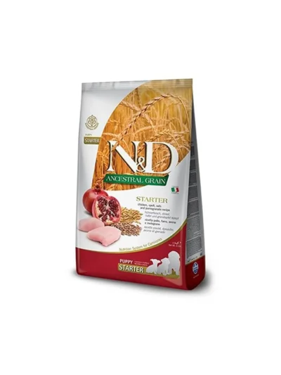 N&D Düşük Tahıllı Puppy Starter Tavuklu Anne ve Yavru Köpek Maması 2,5 kg