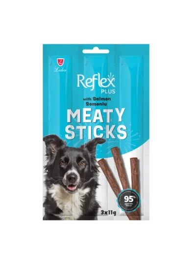 Reflex Plus Somonlu Çubuk Yetişkin Köpek Ödülü 3x11 Gr