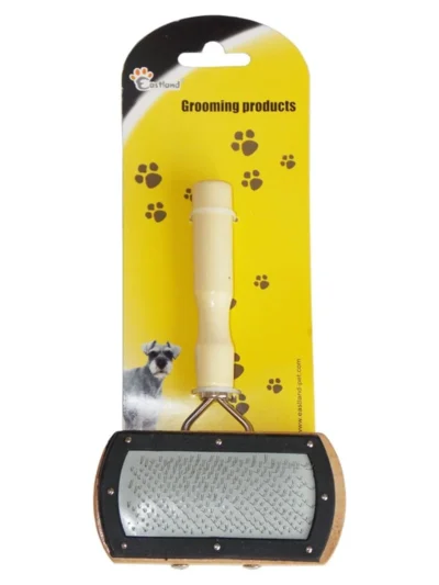 Eastland Tahta Saplı Çift Taraflı Köpek Fırçası 18 X 10 Cm