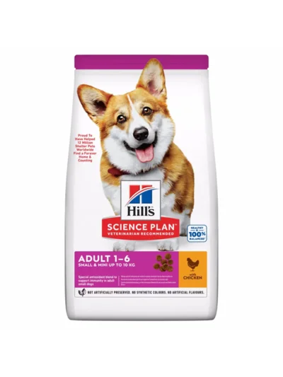 Hill's SCIENCE PLAN Tavuklu Küçük Irk Yetişkin Köpek Maması 6kg