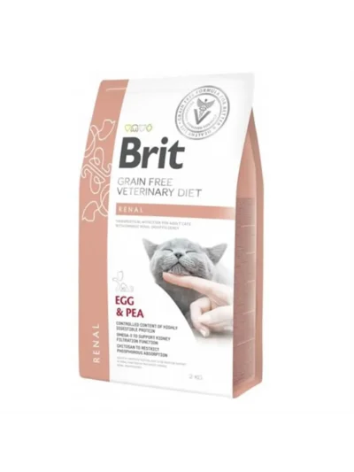 Brit Veterinary Diet Renal Böbrek Yetmezliği Olan Kediler İçin Tahılsız Kedi Maması 2 Kg