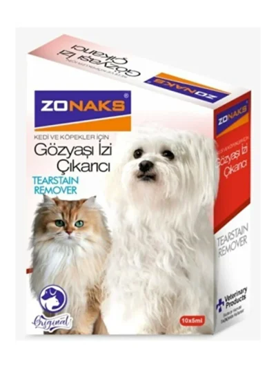 Zonaks Kedi Ve Köpekler İçin Göz Yaşı Çıkarıcı Damla 10 x 5 Ml
