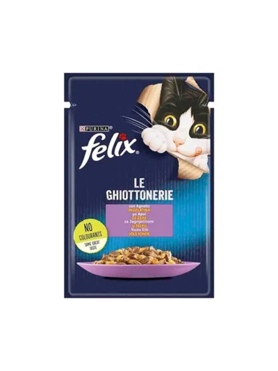 Felix Kuzu Etli Yetişkin Kedi Yaş Maması 85 Gr