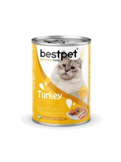 Bestpet Hindili Kedi Konservesi 400 GR