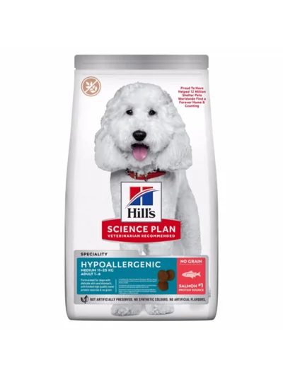 Hill's SCIENCE PLAN Hipoalerjenik Somonlu Medium Orta Irk Yetişkin Köpek Maması 2,5kg