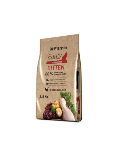 Fitmin Purity Kitten Taze Tavuk Etli Yavru Kedi Maması 1,5 Kg