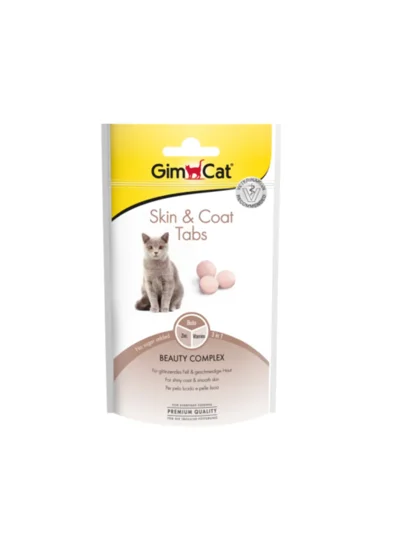 Gimcat Skin&Coat Tabs Deri ve Tüy Sağlığı Kedi Ödül Tableti 40 Gr