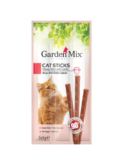 Kuzu Etli Kedi Stick Ödül 3x5g
