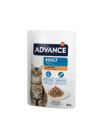 Advance Tavuklu Kısırlaştırılmış Kedi Yaş Maması 85 GR