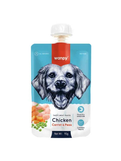 Wanpy Taze Tavuklu Havuçlu Köpek Et Ezmesi 90 Gr(203559)