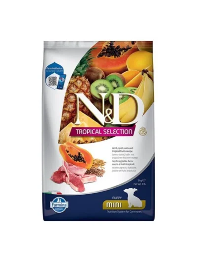 N&D Tropical Selection Kuzu Etli Mini Puppy Yavru Köpek Maması 5 Kg