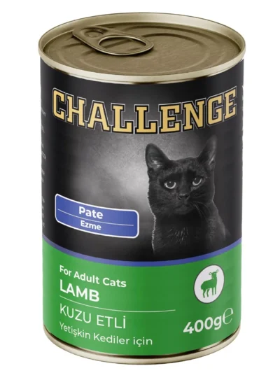 Challenge Pate Kuzu Etli Kedi Konservesi 400 GR