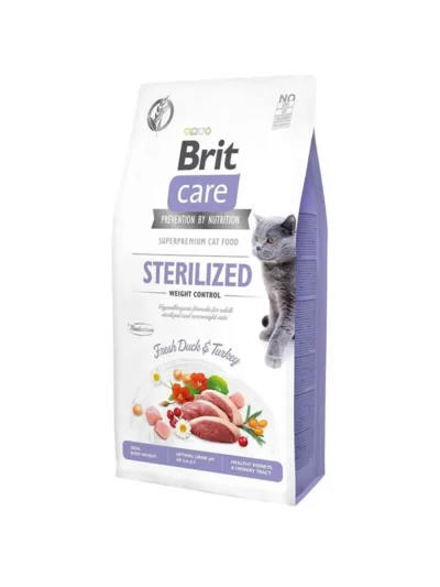 Brit Care Tahılsız Sterilised Weight Control Ördekli Kedi Maması 7 Kg