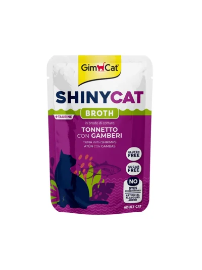 Gimcat Shınycat Ton Balıklı ve Karidesli Pouch 70 GR