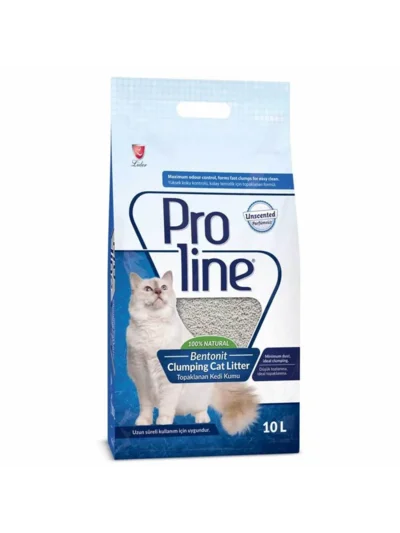 Proline Bentonit Parfümsüz Kedi Kumu 10 Lt