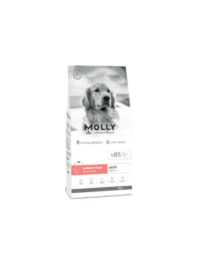 Molly Medium Large Adult Somonlu Yetişkin Köpek Maması 2 KG