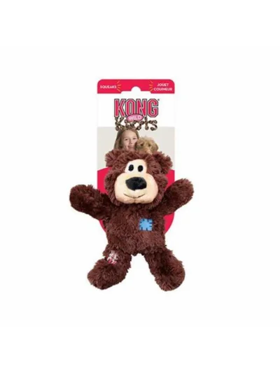 Kong Peluş Knots Ayı Köpek Oyuncağı XS 11 Cm
