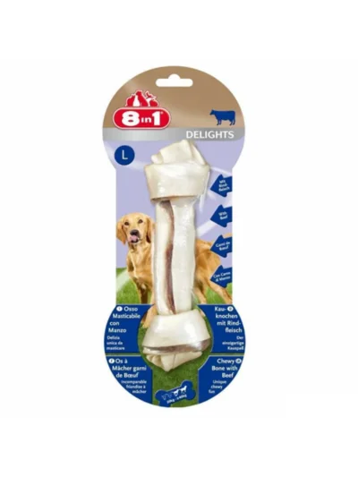 8in1 Beef Delight Köpek İçin Kemik Ödül L
