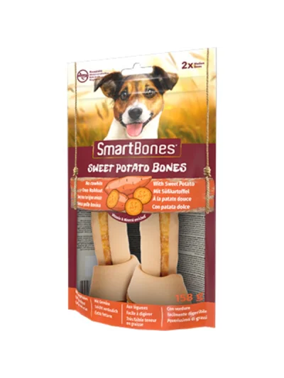 Smart Bones Tavuklu Tatlı Patatesli Medium Köpek Ödülü 2'li