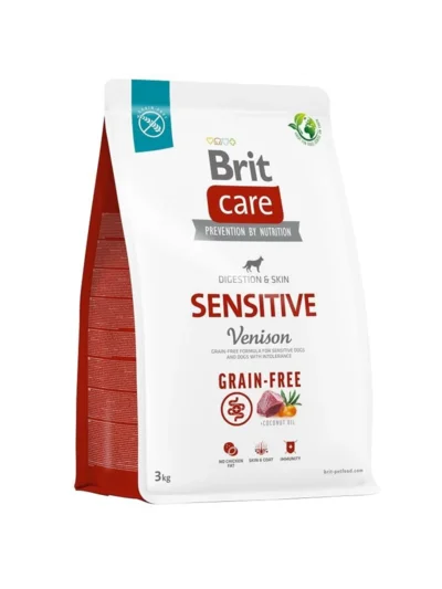 Brit Care Sensitive Digestion & Skin Geyikli Tahılsız Yetişkin Köpek Maması 3 Kg