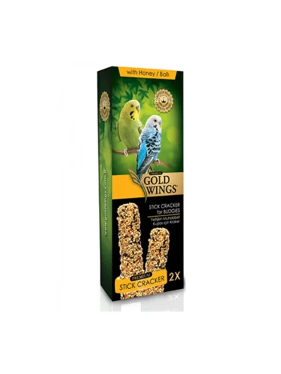Gold Wings Premium Muhabbet Krakeri Ballı Kutu 2'li Paket
