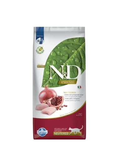 N&D Tahılsız Tavuklu Narlı Kısır Kedi Maması 10 Kg